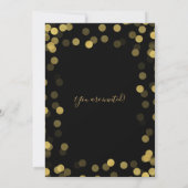 シンプル金ゴールド企業のクリスマスディナーパーティー 招待状 (裏面)