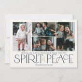 シンプル金ゴールド写真 シーズンカード (正面)