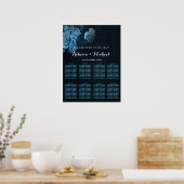 シンプル金ゴールド幾何学模様 ポスター (キッチン)