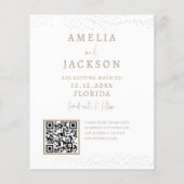 シンプル金ゴールド日付の保存Budget写真 (裏面)