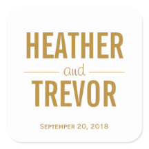 シンプル金ゴールド結婚式の引き出物