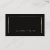 シンプル金ゴールド、おむつラッフルチケット エンクロージャーカード (裏面)