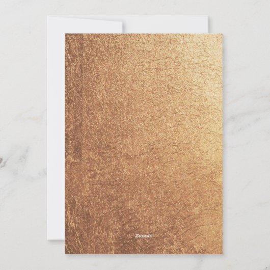 シンプル金箔の金箔の喜びの文字 シーズンカード (裏面)