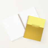 シンプル金箔感謝ジャーナル ノートブック (内部)