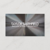 シンプル銀金属名刺 名刺 (正面)