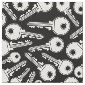 シンプル鍵パターン ファブリック (クローズアップ)