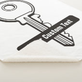 シンプル鍵 シェルパブランケット (3/4)