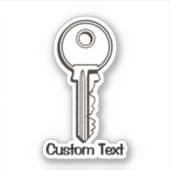 シンプル鍵 シール (正面)