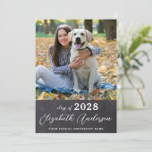 シンプル院写真カスタムChalkboard 案内状 (スタンド正面)