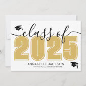 シンプル院写真部会金ゴールド卒業 案内状 (正面)