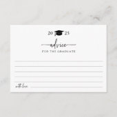 シンプル院生アドバイスカード エンクロージャーカード (正面)