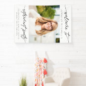 シンプル除エレガント職パーティー歓迎 横断幕 (インサイチュ)