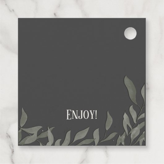 シンプル離れトレンディーモダンおもしろい吸気性 フェイバータグ (裏面)