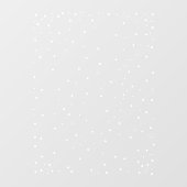 シンプル雪のクリスマスデコール ウィンドウサイン (シート)