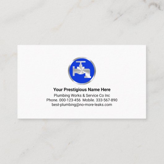 シンプル電話の位置縁ど配管 名刺 (裏面)