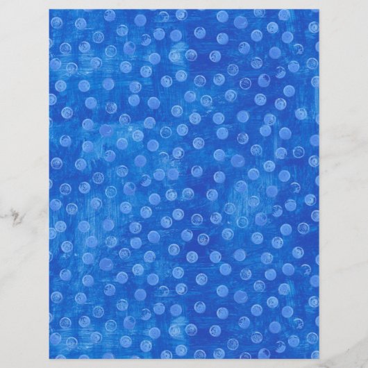 シンプル青いドットの青紙シート (正面)