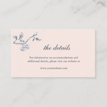 シンプル青と白の結婚詳細