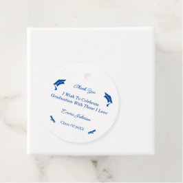 シンプル青カスタマイズ白 フェイバータグ