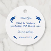 シンプル青カスタマイズ白 フェイバータグ (正面)