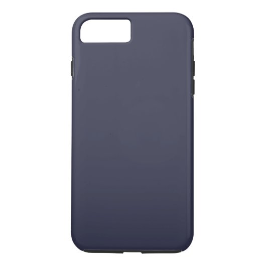 シンプル青グラデーション平野パーソナライズされた Case-Mate iPhoneケース (裏面)