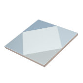 シンプル青ダイヤモンド正方形の幾何学的パターン タイル (側面)