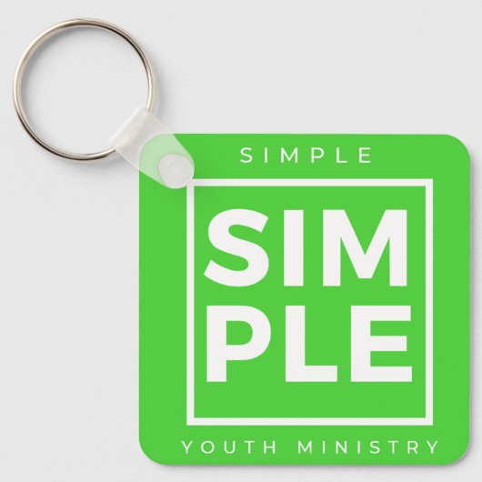 シンプル青年省キーチェーン キーホルダー (正面)