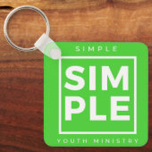 シンプル青年省キーチェーン キーホルダー (正面)