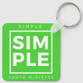 シンプル青年省キーチェーン キーホルダー (裏面)