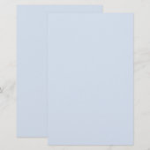 シンプル青文房具 便箋 (正面/裏面)