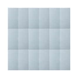 シンプル青2トーン長方形デザイン タイル