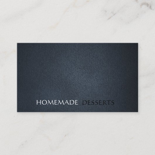 シンプル革ミニマル 名刺 (正面)