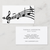 シンプル音符|名刺 名刺 (正面/裏面)