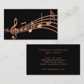 シンプル音符|名刺 名刺 (正面/裏面)