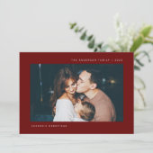 シンプル願い |ミニマリスト2枚の写真 シーズンカード (スタンド正面)