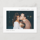 シンプル願い |ミニマル写真 シーズンポストカード (正面)