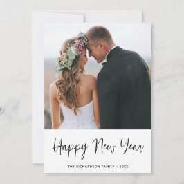 シンプル願い |写真新年 シーズンカード