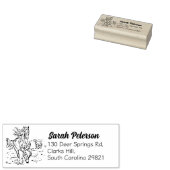 シンプル馬差出人住所 ラバースタンプ (押印)