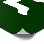 シンプル馬 ポスター (角)