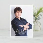シンプル高度化、卒業発表 招待状 (スタンド正面)