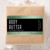 シンプル高級モダンタイポグラフィブラック ラベル (インサイチュ)