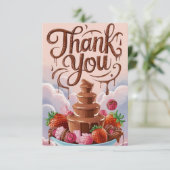 シンプル魅力的サンキューカード サンキューカード (スタンド正面)