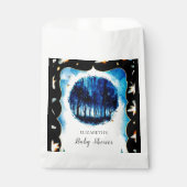 シンプル魅惑のウッドランドベイビーシャワー フェイバーバッグ (正面)