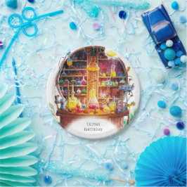 シンプル魔法誕生日 ペーパープレート