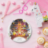 シンプル魔法誕生日 ペーパープレート (パーティー)