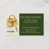 シンプル魚釣り用船ガイドビジネスフィッシュ 名刺 (裏面)