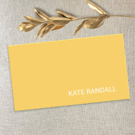 シンプル黄モダンプロフェッショナルネットワーク 名刺