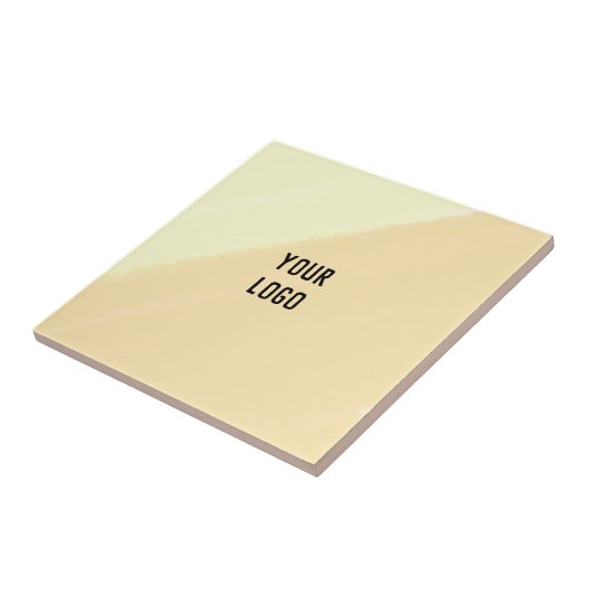 シンプル黄色カスタムブルーウォーターの色を追加ロゴmini タイル (側面)