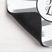 シンプル黄色カスタムブルーウォーターの色を追加ロゴmini マウスパッド (コーナー)