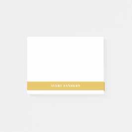 シンプル黄色モダンブロック  ポストイット