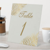 シンプル黄金離れ熱結婚表番号 台座サイン (インサイチュ)